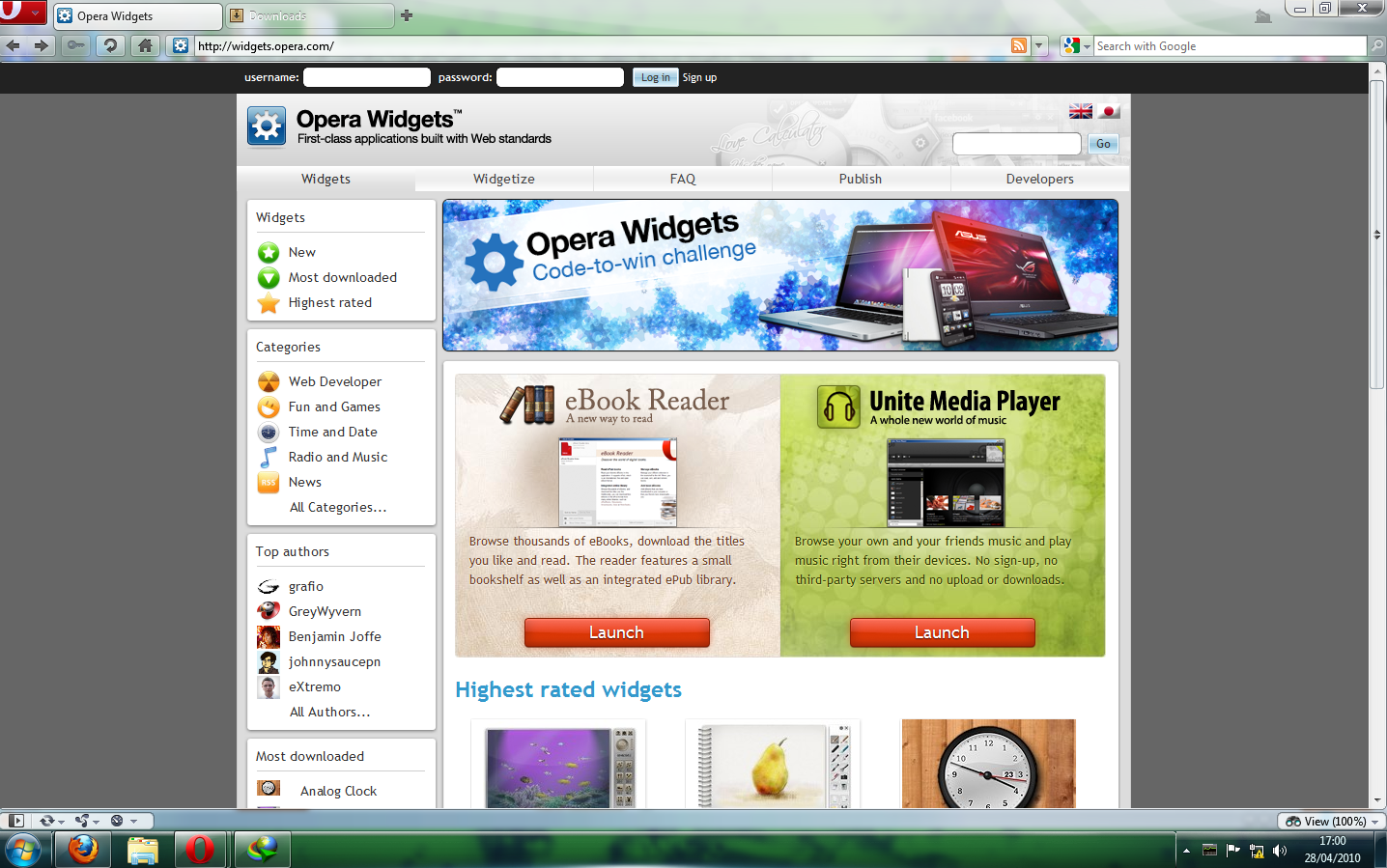 opera download for windows 7